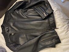 Mens leather biker for sale  WOLVERHAMPTON