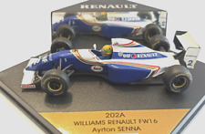 Miniature 1/43 Formule 1. ONYX - WILLIAMS RENAULT FW16 -Ayrton SENNA - 1994, usado comprar usado  Enviando para Brazil