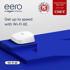 NOVO eero Pro 6E Tri-Band WiFi Mesh Wi-Fi GigaBit Roteador (1 PACOTE) S010001 MAIS RECENTE comprar usado  Enviando para Brazil