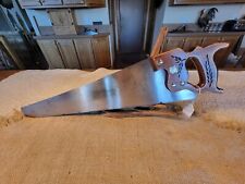 Vintage Antique ATKINS 20" Junior Mechanic 9 pt Panel Saw for sale  Shipping to South Africa