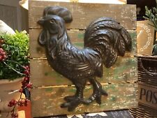 Metal rooster distressed for sale  Casselberry