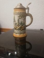 Bierkrug zinndeckel 900ml gebraucht kaufen  Schleiz