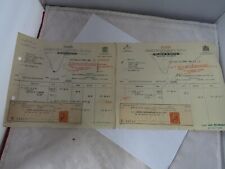 Two 1949 invoices for sale  LANGHOLM
