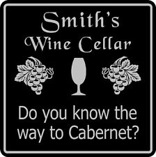 Personalized wine sign for sale  Elkhorn