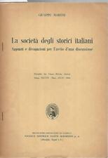 Società degli storici usato  Italia