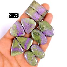 5Pair 199Cts Natural Purple Stichtite Loose Cabochon Gemstone 29x10 27x18mm#2173 for sale  Shipping to South Africa