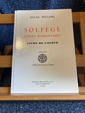 Edgar willems solfège d'occasion  Rennes