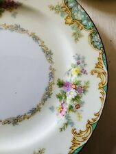Noritake Jasmine Bread Butter Plates 6.5” Set 5 Vintage Teal Pink Japan M 585 for sale  Shipping to South Africa
