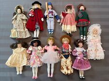 Lote de 11 muñecas de porcelana-Avon sueños infantiles-Russ-Enesco-Bailarina-Vaquero, usado segunda mano  Embacar hacia Argentina