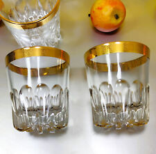 1-9 vasos de whisky Mäander "Ritz" vaso bourbon borde dorado Truevintage BW segunda mano  Embacar hacia Argentina