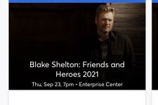 Blake shelton concert for sale  Baldwin City