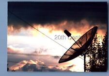 Used, FOUND COLOR PHOTO O+3125 SILHOUETTE OF SATELITE DISH,CLOUDS for sale  Shipping to South Africa