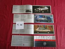.06 talbot catalogue d'occasion  Caderousse