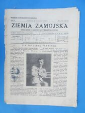 Ziemia Zamojska - Zamosc 20 Listopada 1928r. na sprzedaż  PL