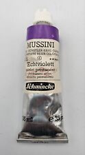 SCHMINCKE Mussini Oil Paint ~ ECHTVIOLETT Violet Permanent 35ml for sale  Shipping to South Africa