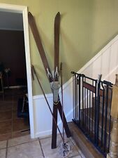 Antique wooden skis for sale  Tulsa