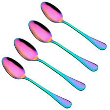 4pcs teaspoon rainbow for sale  HATFIELD