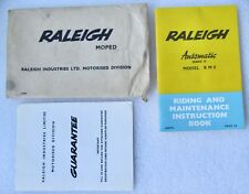 Raleigh moped paperwork for sale  ANTRIM