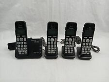 Panasonic KX-TGE430 DECT 6.0 4 auriculares contestador automático inalámbrico negro segunda mano  Embacar hacia Argentina