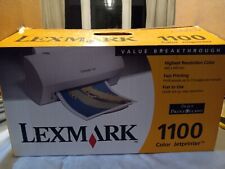 Used, LEXMARK 1100 Color Jetprinter NEW  for sale  Shipping to South Africa