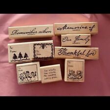 Wood stamps set for sale  El Dorado Hills