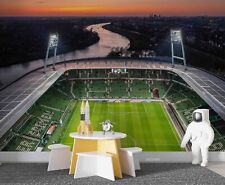 3D Weserstadion Bremen Stadion Tapete Wandgemälde Fototapete Wandaufkleber 5 comprar usado  Enviando para Brazil
