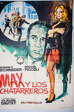 MAX Y LOS CHATARREROS  --  Poster Cartel de Cine segunda mano  Embacar hacia Argentina