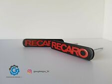 Ford Capri/ Escort RS turbo Recaro Seat badges X2. Emblemas asientos Recaro., usado comprar usado  Enviando para Brazil