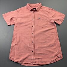 Camisa Casual Masculina Rip Curl Extra Grande, Manga Curta, Rosa Salmão, Praia de Surf comprar usado  Enviando para Brazil