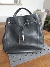 Black leather reiss for sale  HOVE