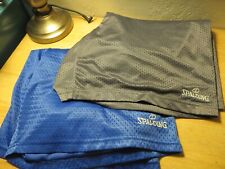 Pantalones cortos de baloncesto Spalding para hombre XL azul y gris bolsillos bien cuidados lote de 2 segunda mano  Embacar hacia Argentina