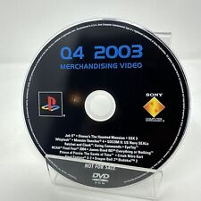 Playstation 2. PS2. Q4 2003. Disco de video de comercialización. Raro. No a la venta. segunda mano  Embacar hacia Argentina