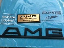 AMG Mercedes pre fusión estilo R107 W124 W126 W116 EMBLEM BADGE LOGO 4, usado segunda mano  Embacar hacia Spain