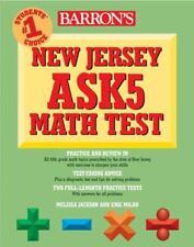 Barron's New Jersey Ask5 Math Test by E. Milou; Melissa Jackson, used for sale  Shipping to South Africa
