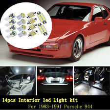 14X Kit de Bombilla LED Interior de Coche Super Brillante para 1983-1991 Porsche 944 segunda mano  Embacar hacia Mexico