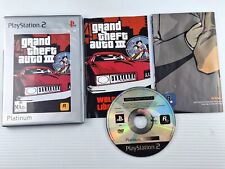 GTA 3 Grand Theft Auto III PS2 jogo de platina completo com mapa e manual, usado comprar usado  Enviando para Brazil