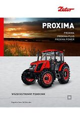Używany, Zetor Proxima 09 / 2015 catalogue brochure tracteur Traktor tractor na sprzedaż  PL