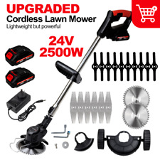 2500W Cordless Weed Eater Electric Brush Cutter Lawn Edger Grass String Trimmer for sale  Shipping to South Africa