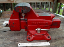 Sweet Vintage Red Craftsman 381-5188 torno de banco giratório 4" mandíbulas operador liso comprar usado  Enviando para Brazil