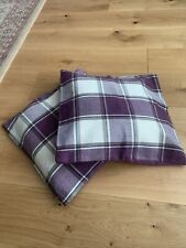 tartan check cushions for sale  LEIGH