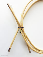 EXCELENTE Cable de Freno Carcasa Exterior Estilo Vintage Textil, L`eroica, DORADO segunda mano  Embacar hacia Argentina