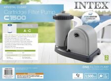 INTEX 28635EG C1500 Krystal Clear Cartridge Filter Pump Open Box FREE SHIPPING for sale  Shipping to South Africa