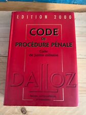 Code procedure penale. d'occasion  Arras