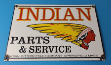Placa de porcelana vintage indiana para motocicletas - Peças de serviço de moto gasolina comprar usado  Enviando para Brazil