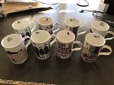 8 Lowry Fine Bone China Mugs (6 Wren And 2 Queens) See desc for more detail for sale  CHIPPING NORTON