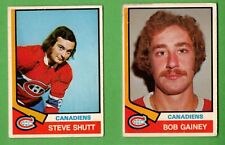  1974-75 OPC O-PEE-CHEE Steve Shutt 316 & Bob Gainey 388 Montreal Canadiens comprar usado  Enviando para Brazil