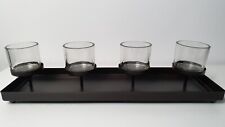 Kerzentablett gläsern advents gebraucht kaufen  Rietberg