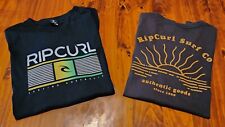 Usado, Lote de camisetas Ripcurl grande Ripcurl Austrália surf roupas esportivas streetwear casual comprar usado  Enviando para Brazil