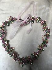 Heart shaped beaded for sale  Oxford
