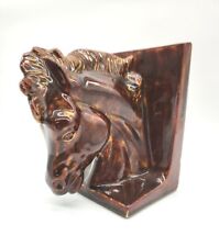 2 horse ceramic book ends for sale  Blanch